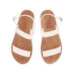 Clio Comfort Leather Off White sandals top