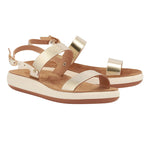 Clio Comfort Leather Platinum sandals 3-4