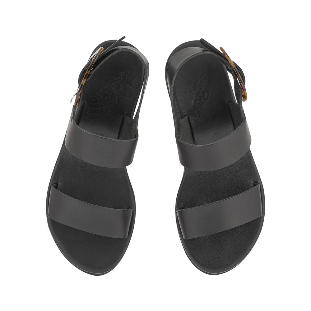 Clio Rainbow Black/Tortoiseshell sandals top