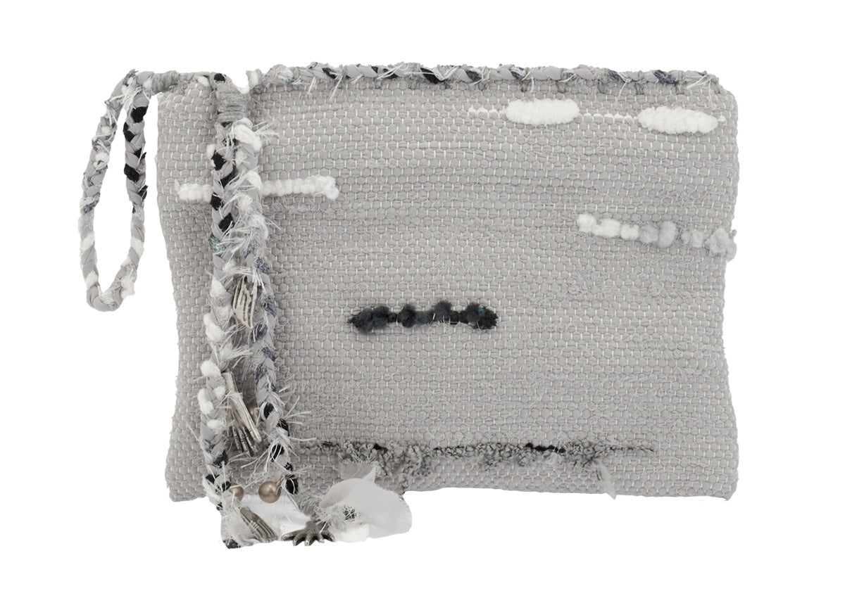 Clotho Clutch Light Grey