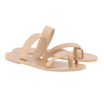 Daphnae Leather Natural sandals 3-4