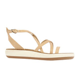 Delia Comfort Leather Natural sandals side