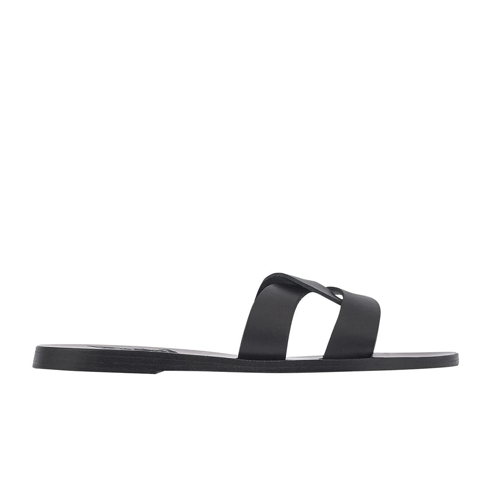 Desmos Leather Black sandals side