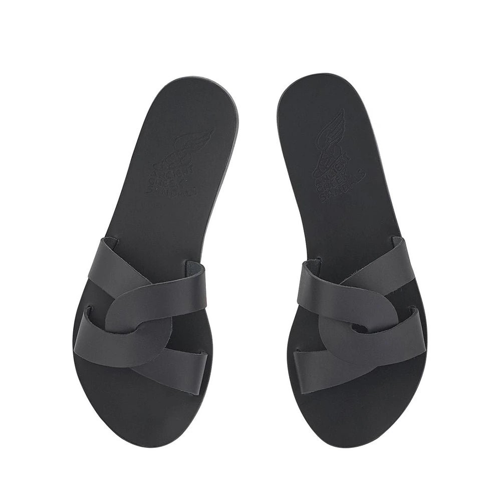 Desmos Leather Black sandals top