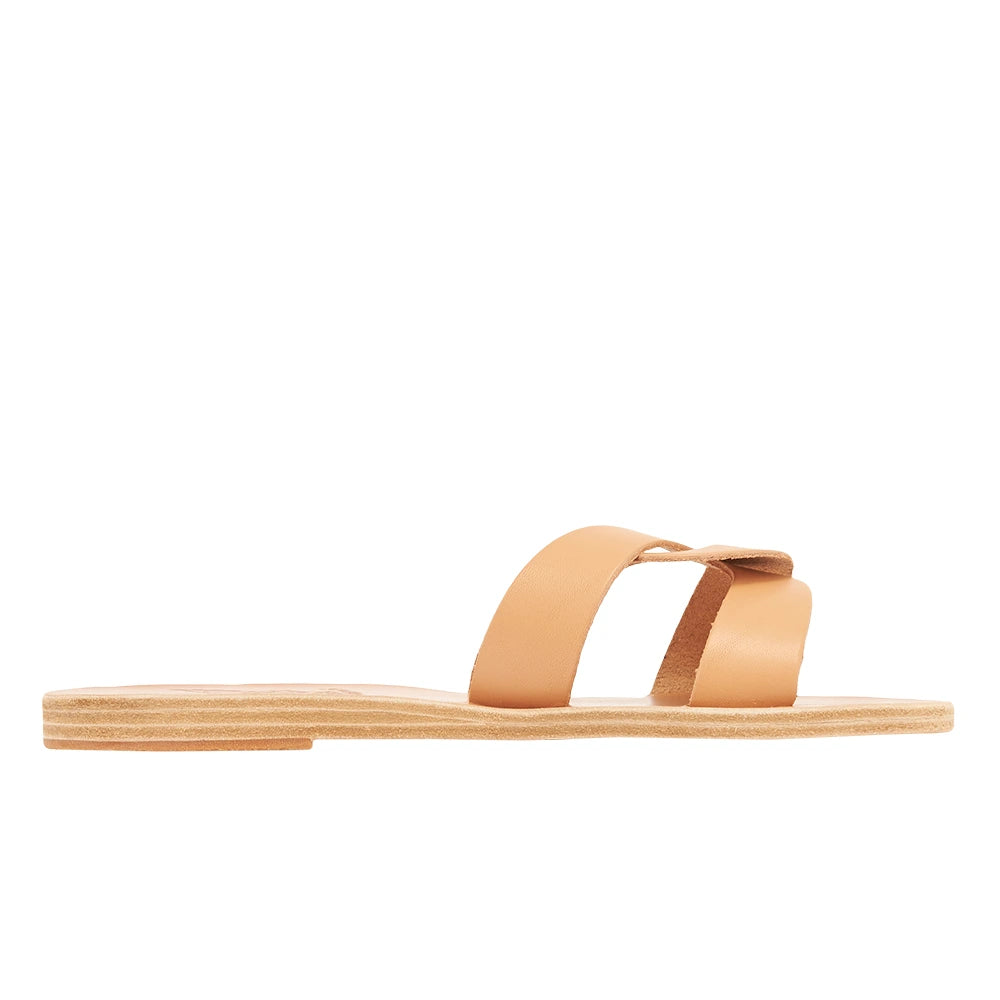 Desmos Leather Natural sandals side