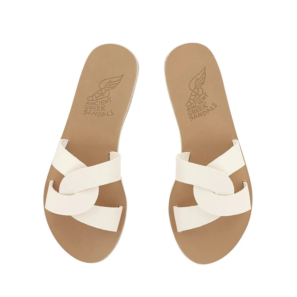 Desmos Leather Off White sandals top