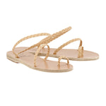 Eleftheria Leather Natural sandals 3-4