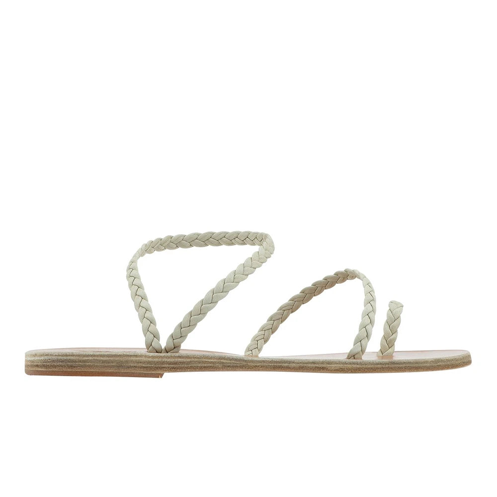 Eleftheria Leather Off White sandals side