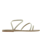 Eleftheria Leather Off White sandals side