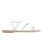 Eleftheria Leather White sandals side