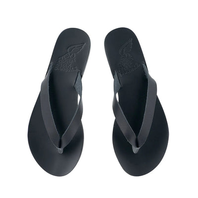 Hera Leather Black sandals top