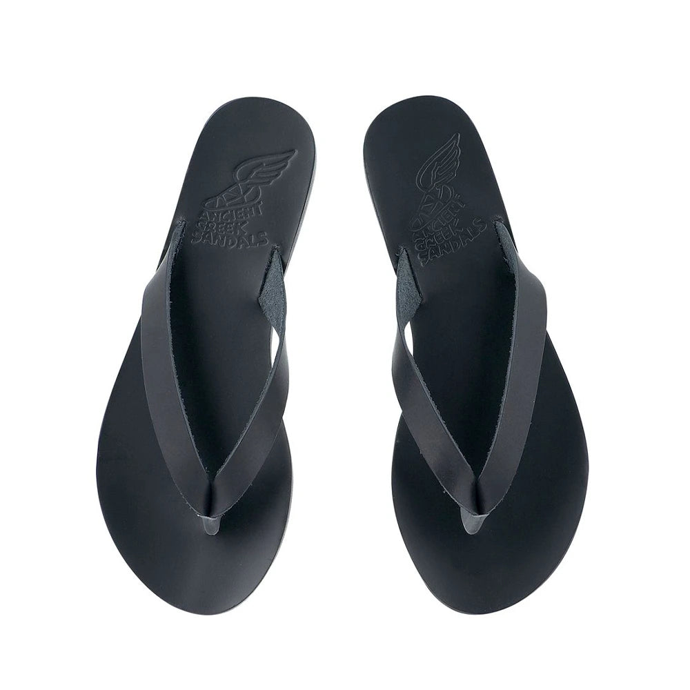 Hera Leather Black sandals top