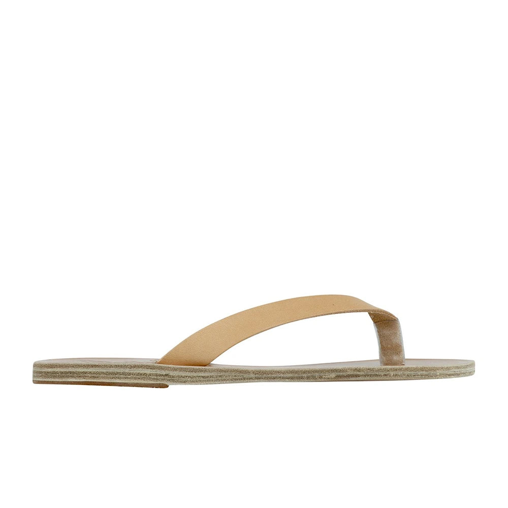 Hera Leather Natural sandals side