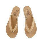 Hera Leather Natural sandals top