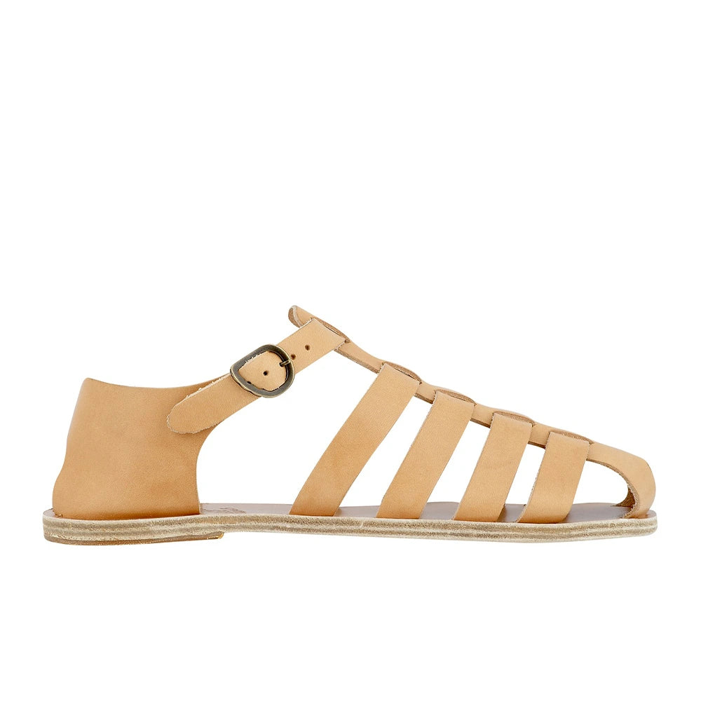 Homer Leather Natural sandals side