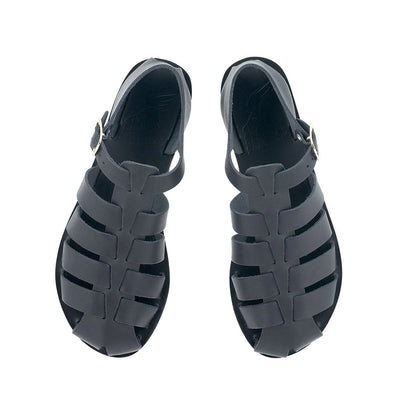 Homeria Leather Black sandals top