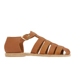 Homeria Leather Cotto sandals side