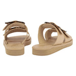 Iaso Leather Natural/Tortoiseshell sandals back