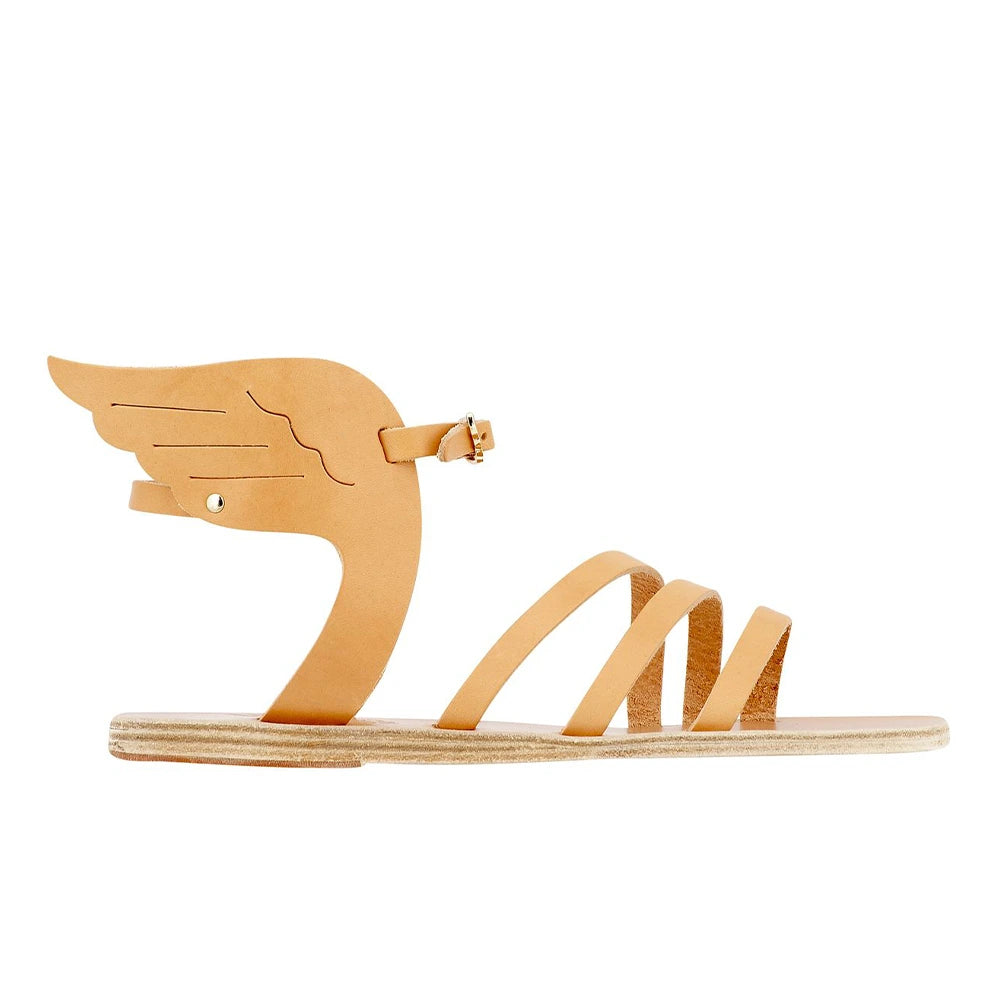 Ikaria Leather Natural sandals side