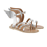 Ikaria Leather Silver sandals 3-4