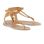Ismene Leather Natural sandals 3-4