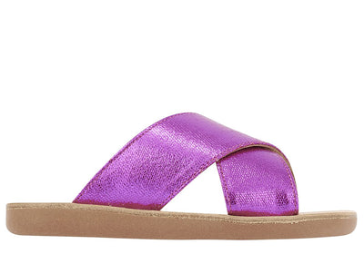 Little Thais Soft Lame Fuchsia