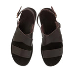 Miltos Leather T-Moro sandals top