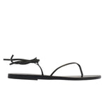 Celia Leather Black sandals side