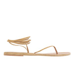 Celia Leather Natural sandals side