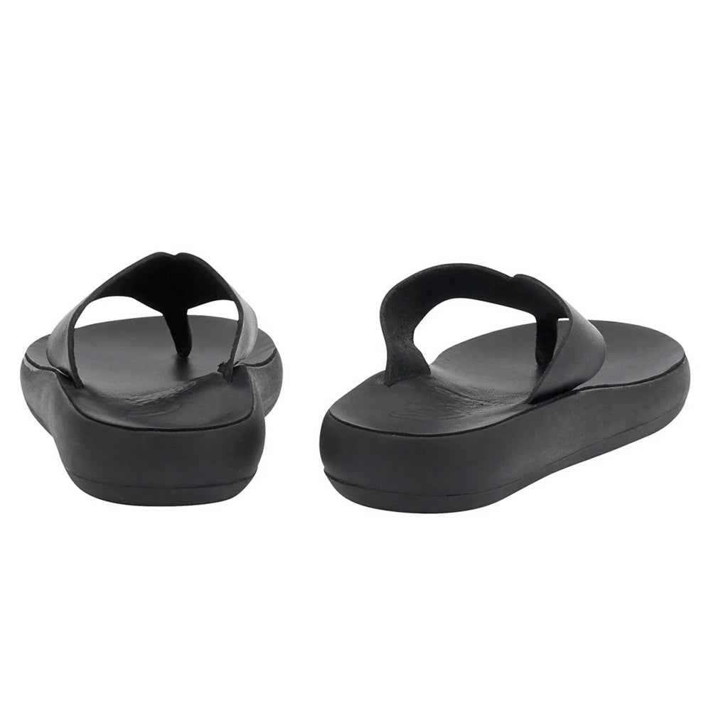 Charys Comfort Leather Black sandals back