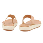 Charys Comfort Leather Natural sandals back
