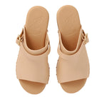 Classic Clog  Leather Natural sandals top