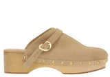 Classic Closed Clog Camel