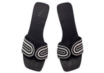 The Harness Clog Black/White