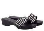 The Harness Clog Black/White