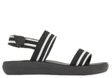Lithi Black/Beige Stripes
