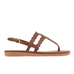 Dryad Leather Chestnut sandals side