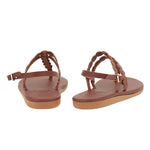 Dryad Leather Chestnut sandals back