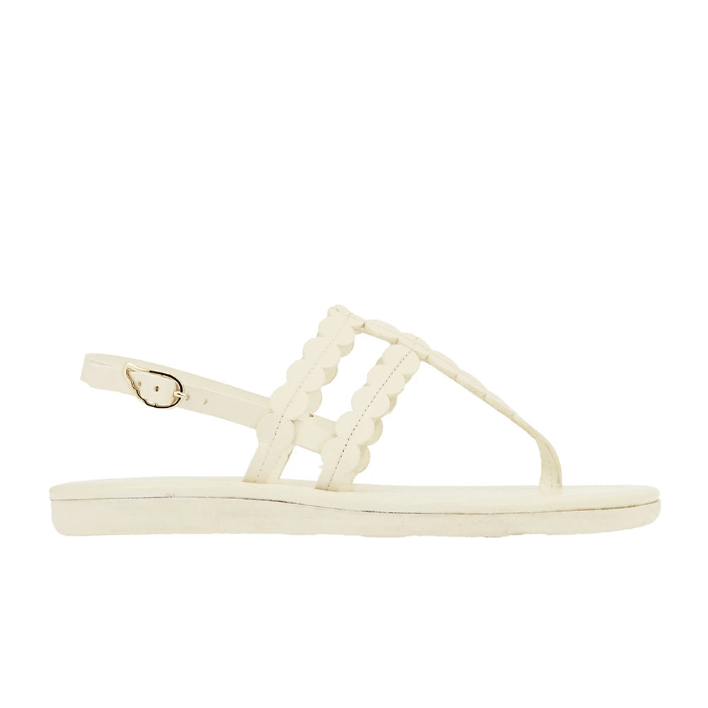 Dryad Leather Off White sandals side