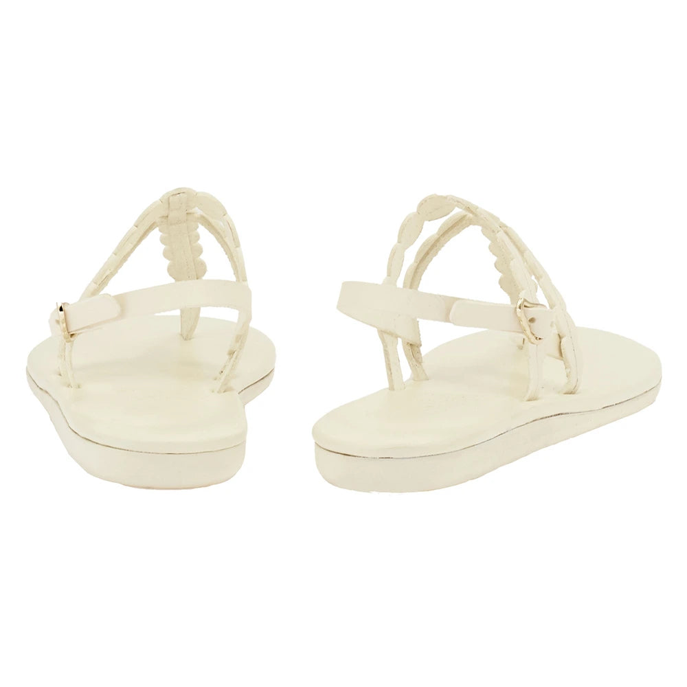 Dryad Leather Off White sandals back
