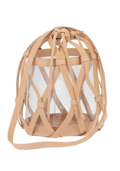 Trellis Bucket Medium Natural