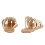 Cosmia Leather Off White sandals back