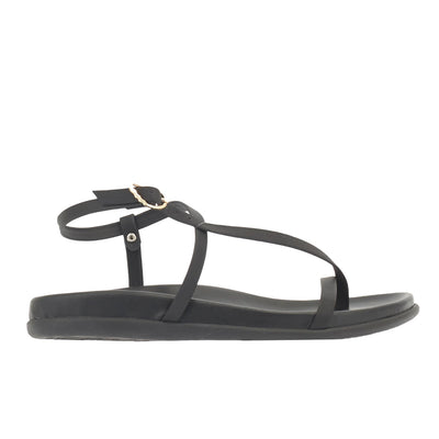 Aimilia Leather Black sandals side