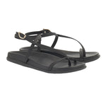 Aimilia Leather Black sandals 3-4