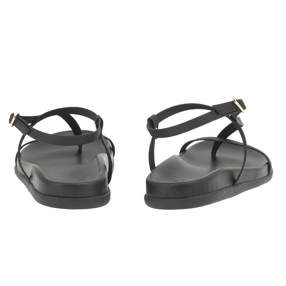 Aimilia Leather Black sandals back