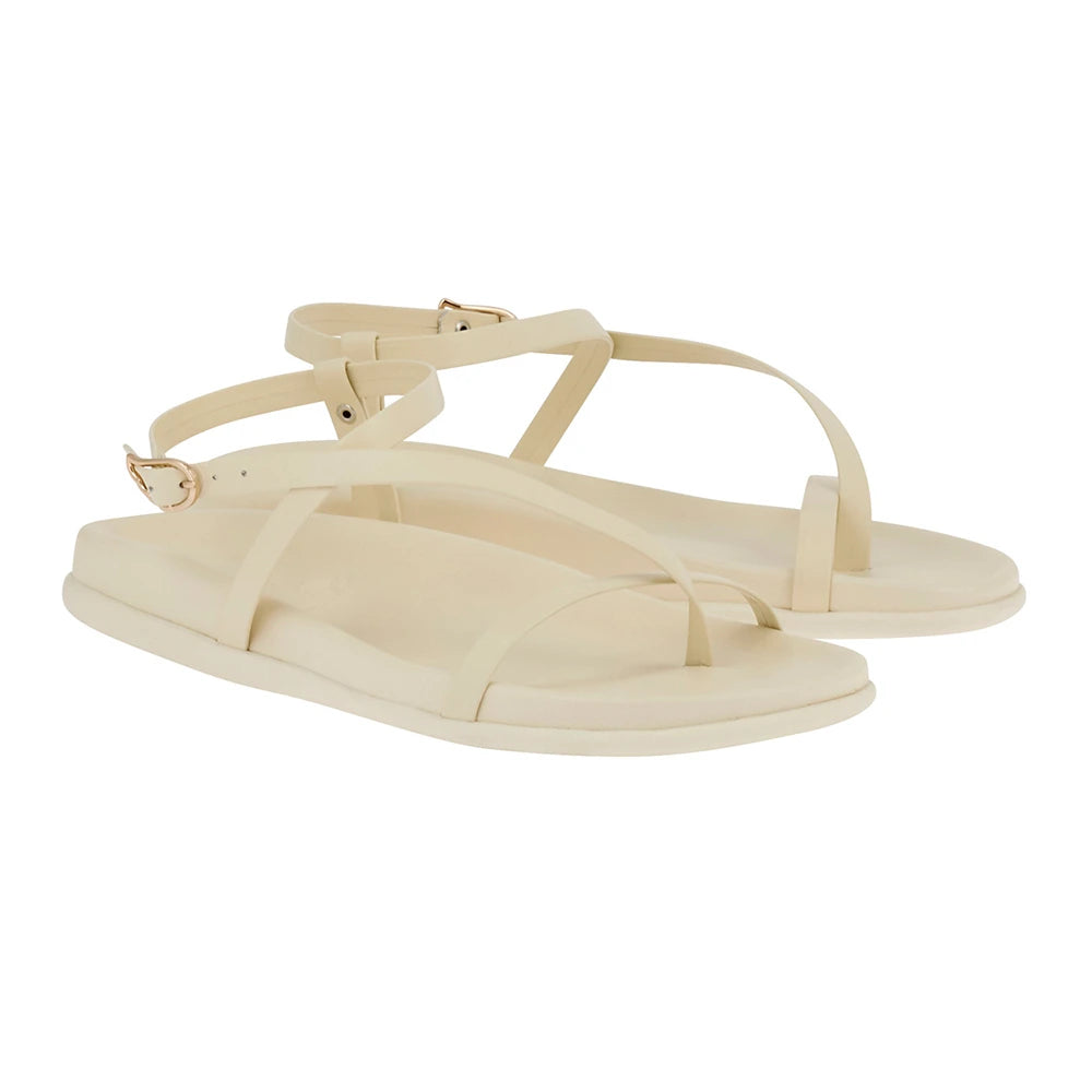 Aimilia All Off White sandals 3-4