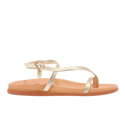 Aimilia All Platinum sandals side