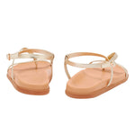 Aimilia All Platinum sandals back