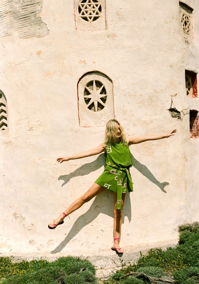 Serifos Lace Up Fuchsia