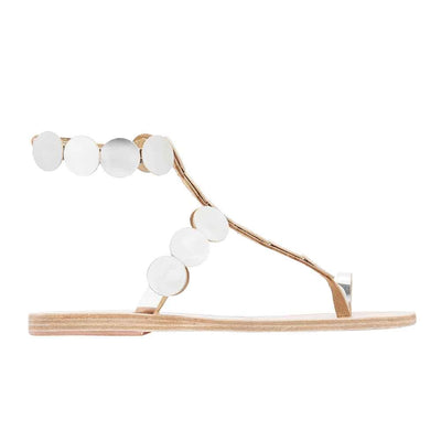 Asteras Mirror Silver sandals side